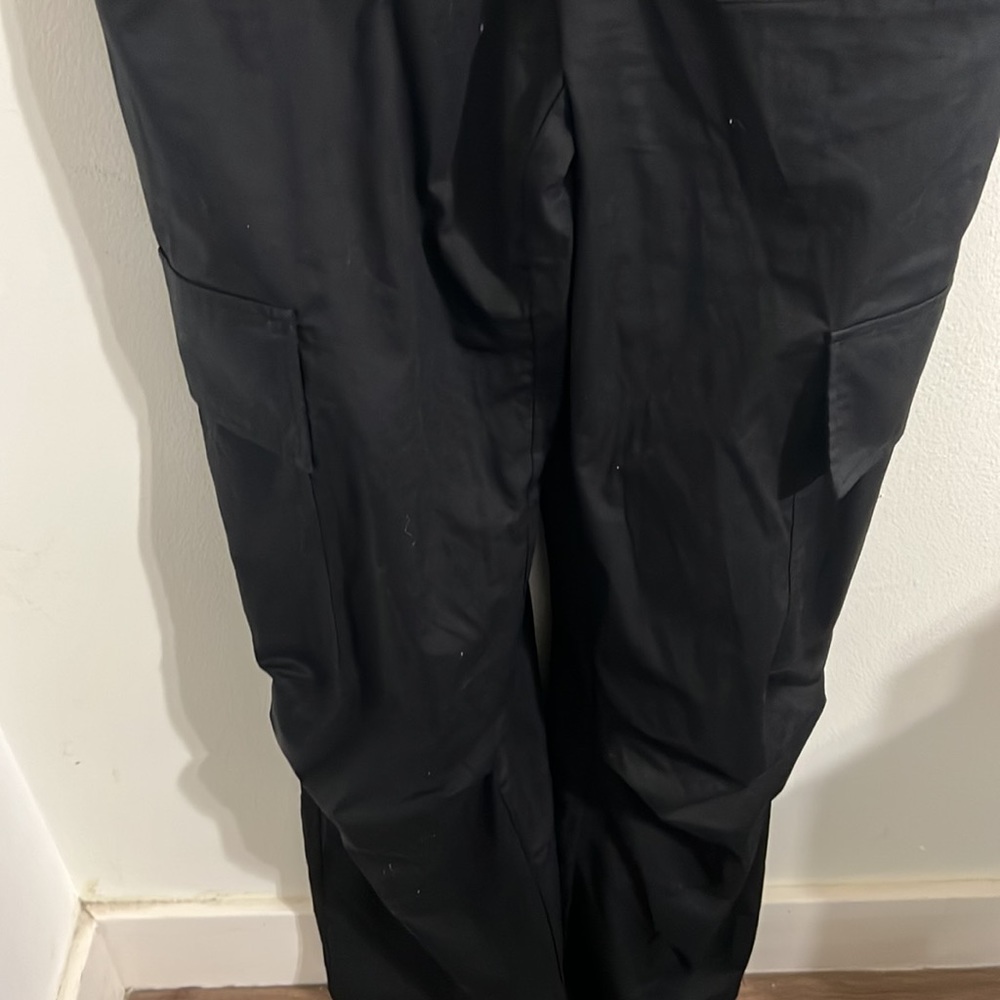Zara strapless cargo jumpsuit black size small blogger favorite - Picture 7 of 16